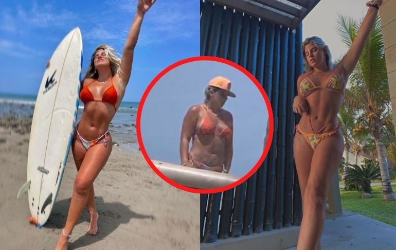 Portada: Captan a Macarena Vélez sin filtros en playas de Máncora