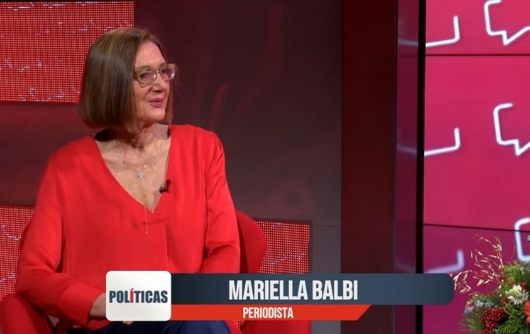 Mariella Balbi: "APP y Acción Popular tienen una actitud vergonzosa, no juegan por el bienestar del país" | VIDEO