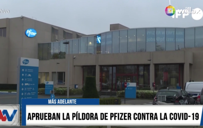 Portada: EMA aprueba píldora de Pfizer para tratar la covid-19