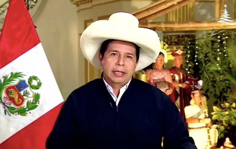 Portada: Pedro Castillo: "Hagamos que esta Navidad sea un espacio para fortalecer la unidad del pueblo peruano"