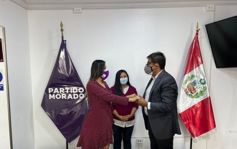 Portada: Partido Morado elige hoy a reemplazo de Julio Guzmán