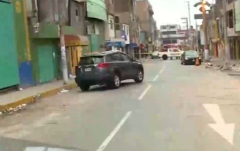 San Juan de Miraflores: balacera deja un muerto y al menos dos heridos