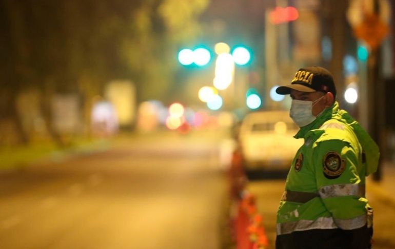 Toque de queda en Navidad fue acatado “en casi un 90 %”, informó la Policía Nacional