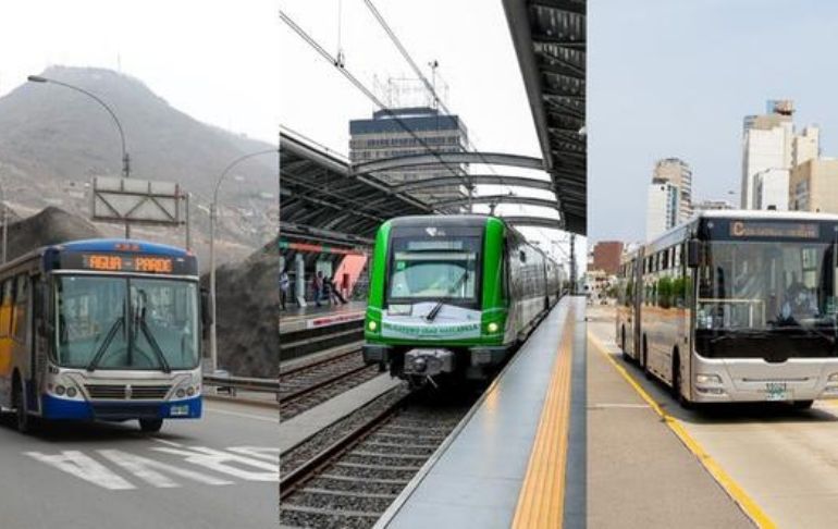 Portada: Año Nuevo: estos son los horarios del Metropolitano, Línea 1 y Corredores Complementarios