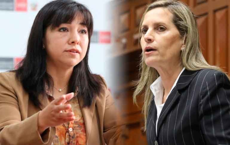 Mirtha Vásquez dice que María del Carmen Alva ha "agraviado" al Gobierno en España