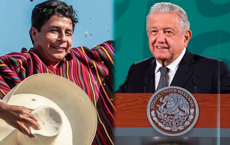 Portada: López Obrador reveló que Pedro Castillo le pidió apoyo antes de intento de vacancia presidencial