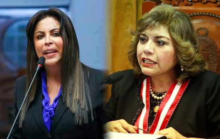 Patricia Chirinos presentó denuncia constitucional contra Zoraida Ávalos