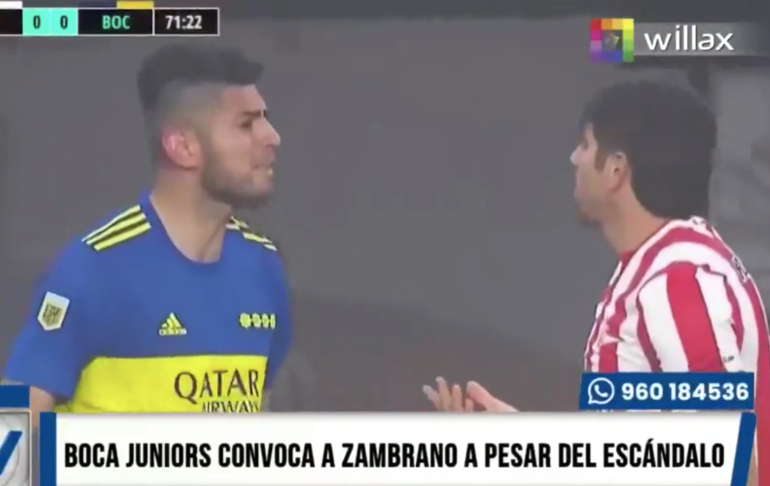 Portada: Carlos Zambrano fue convocado por Boca Juniors para enfrentar al Arsenal a pesar de escándalo