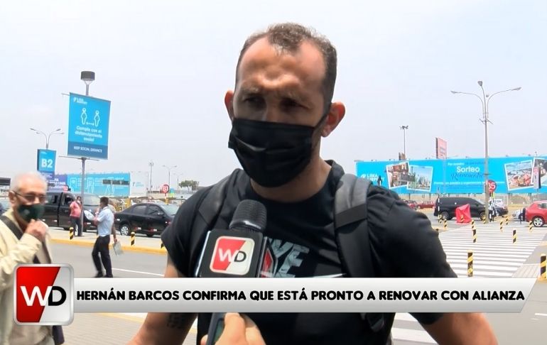 Portada: Hernán Barcos sobre Paolo Guerrero: "Ojalá pueda venir y disfrutar de Alianza Lima"