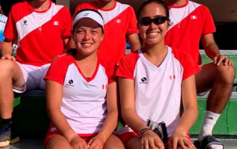 Panamericanos Junior: Dupla femenina de tenis lograron la segunda medalla de oro para el Perú