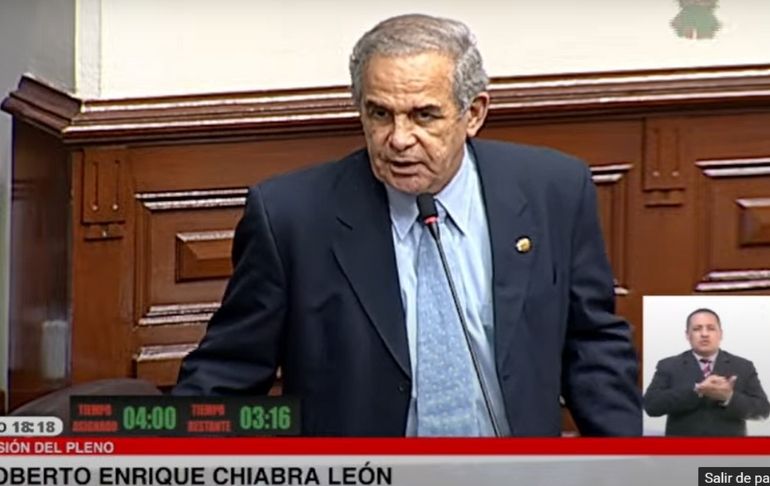 Roberto Chiabra: Pedro Castillo tiene esta oportunidad para venir al Congreso y explicar sus cuestionamientos