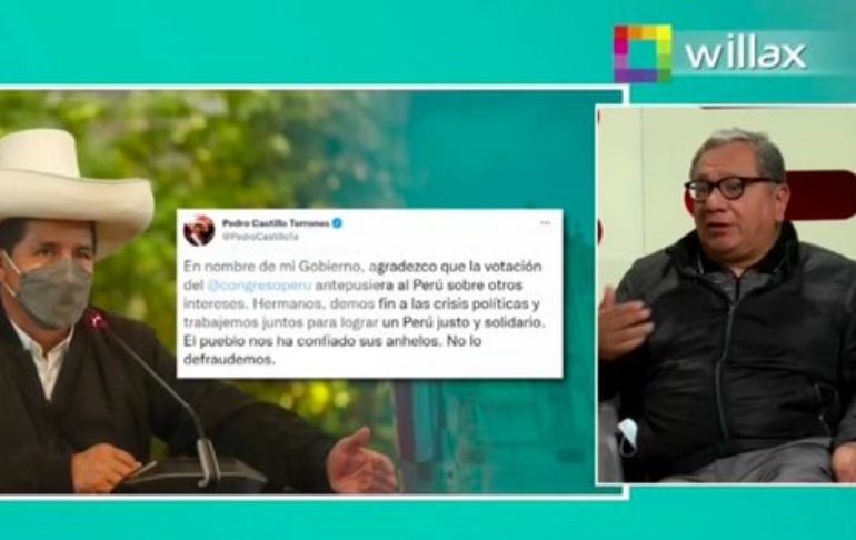 Portada: Carlos Anderson: Si hay una sospecha de cogobierno debería inclinarse a César Acuña