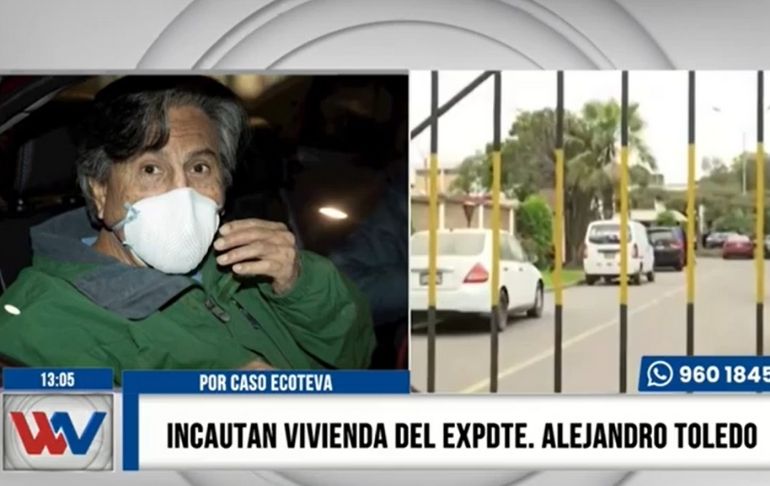 Caso Ecoteva: Ministerio Público allanó casa del expresidente Alejandro Toledo [VIDEO]