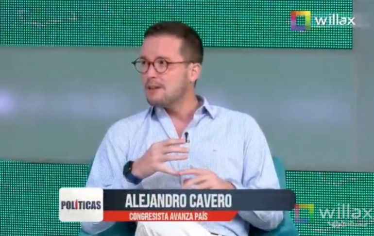 Alejandro Cavero: "Ellos [la izquierda] no entienden que vivimos en una democracia representativa"