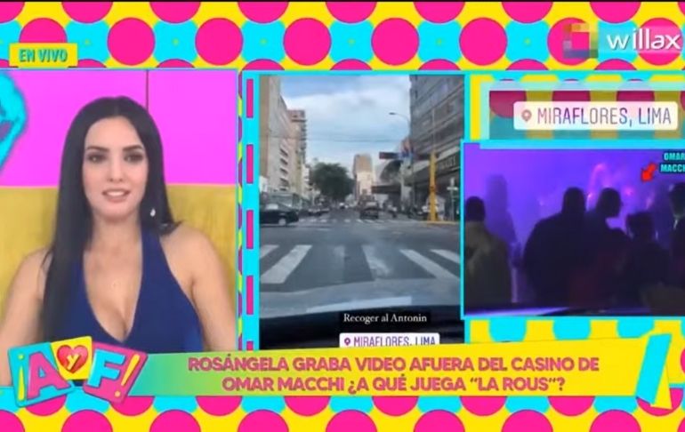 Rosángela Espinoza sobre Omar Macchi: “Me parece un chico atractivo”