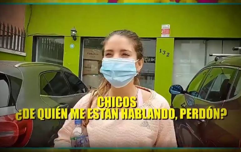 Portada: Flavia Laos minimiza a Patricio Parodi: “¿De quién me están hablando?”