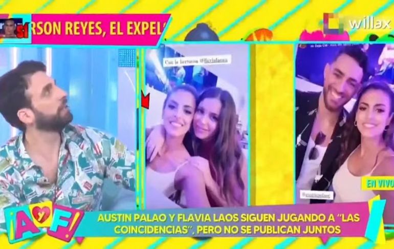 Flavia Laos fue captada nuevamente junto a Austin Palao