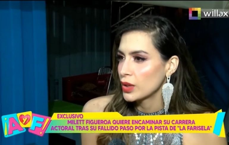 Milett sobre programa de Gisela: "No me permitían cantar lo que yo quería"