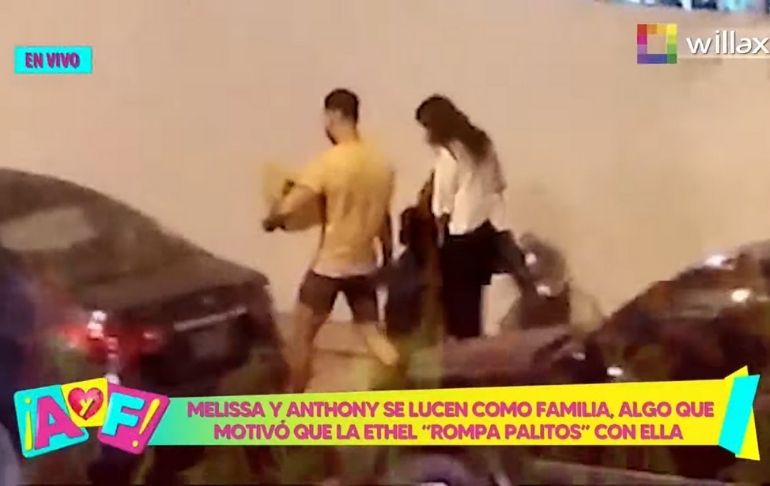 Anthony Aranda ya camina de la mano con la hija de Melissa Paredes