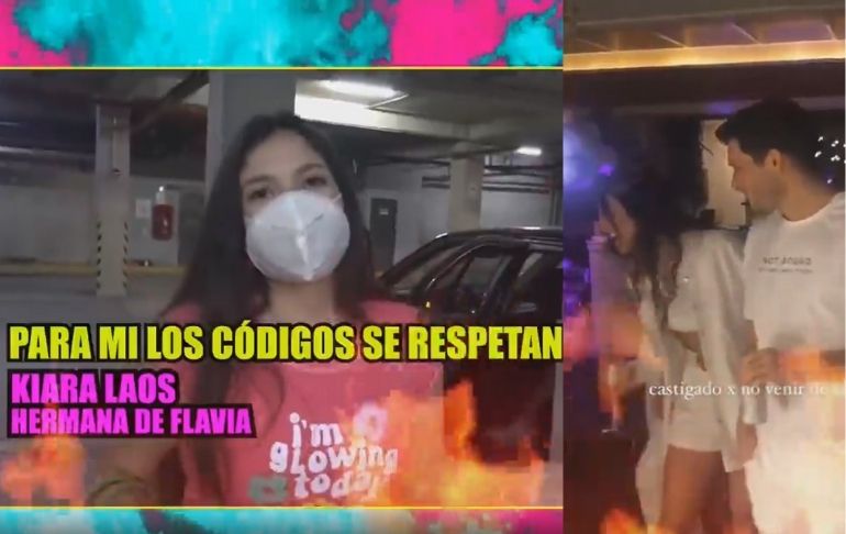 Portada: Hermana de Flavia Laos sobre Patricio y Luciana: "Los códigos se respetan” | VIDEO