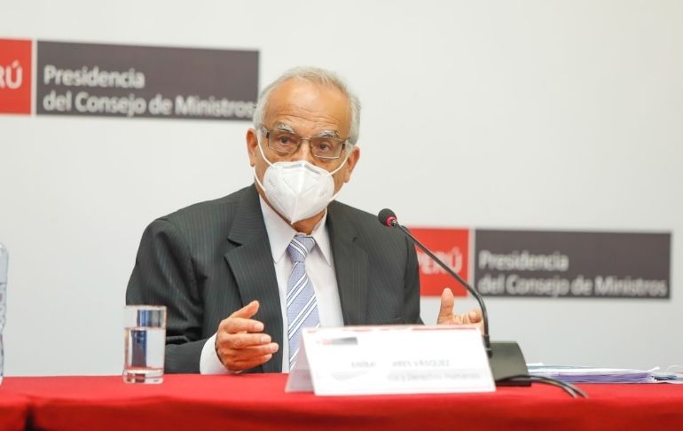 Aníbal Torres sobre derrame de petróleo: “Hay responsabilidad administrativa, civil y penal”