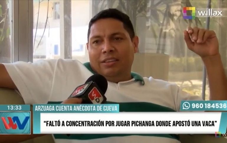 Arzuaga cuenta anécdota de Christian Cueva: ¡Apostó una vaca!