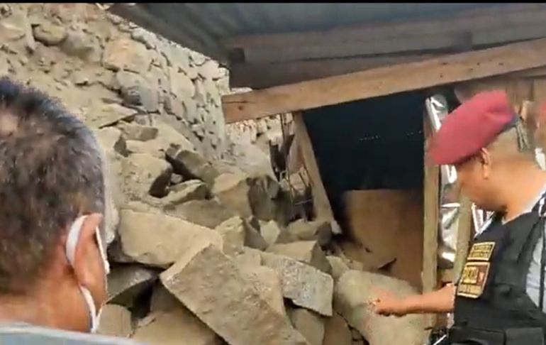 Portada: Ate: tres menores quedaron atrapados ante el colapso de viviendas tras fuerte sismo