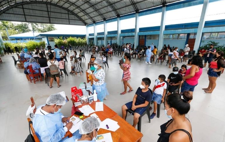 Minsa: 247 mil niños de 5 a 11 años ya se han vacunado contra la COVID a nivel nacional