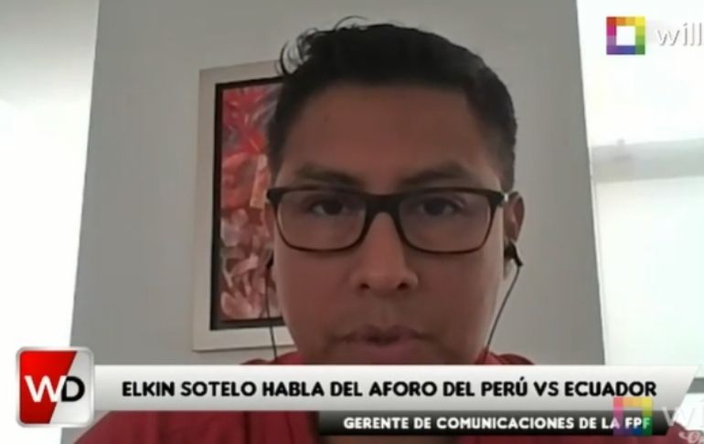 Portada: Gerente de comunicaciones de la FPF: "Hay posibilidad de que se albergue personas para el partido contra Ecuador"