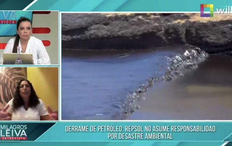 Fabiola Muñoz sobre derrame de petróleo: No es un incidente, es una "catástrofe ambiental"