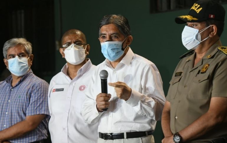 Avelino Guillén informó que está en trámite declaratoria de emergencia en Lima Metropolitana