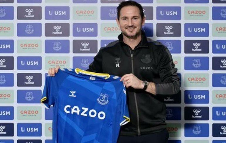 Frank Lampard es nombrado nuevo entrenador del Everton