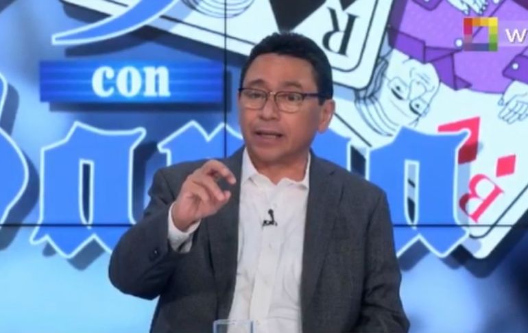 Portada: Humberto Abanto: "El presidente de la República no puede ser investigado"