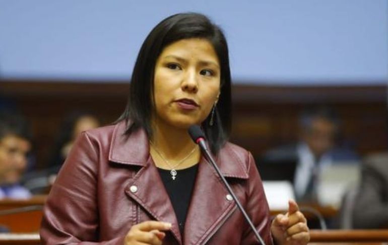 Portada: Indira Huilca: "No soy candidata o precandidata a la Alcaldía de Lima"
