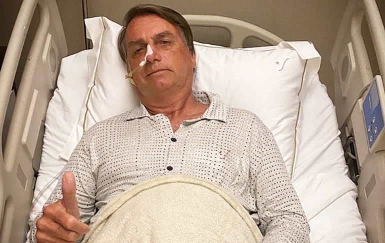Brasil: Jair Bolsonaro ingresa nuevamente a hospital por problemas intestinales