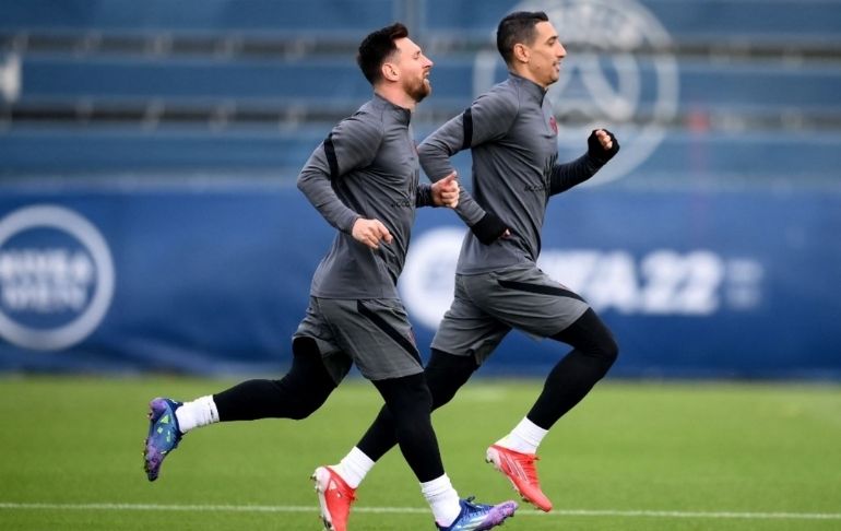 Portada: París Saint-Germain: Lionel Messi vuelve a entrenar tras superar la COVID-19