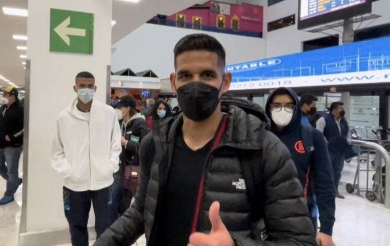 Luis Abram tras su llegada a México: "Muy contento de llegar a un equipo grande como es Cruz Azul"