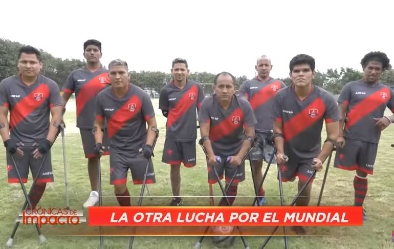 ¡El otro mundial! Conoce a la primera selección de fútbol de amputados del Perú | VIDEO