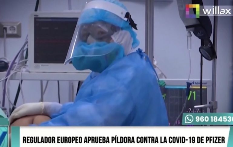 Regulador Europeo aprobó la píldora contra la covid-19 de Pfizer