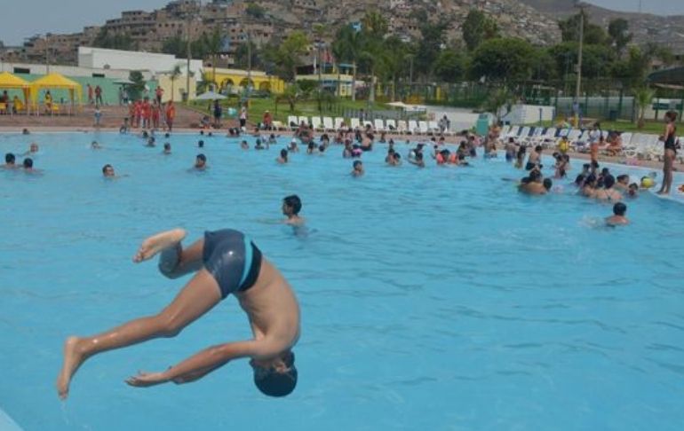 Portada: Minsa señala que está prohibido el uso de piscinas públicas