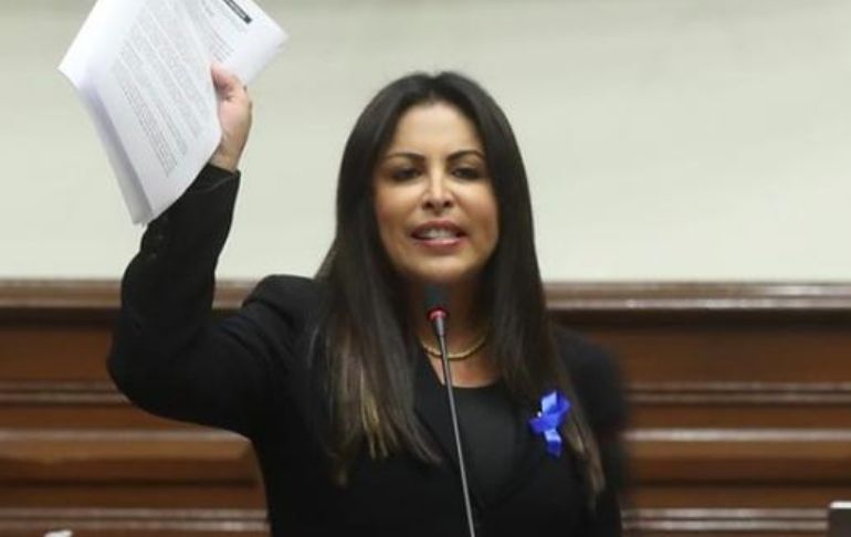 Patricia Chirinos: "He presentado una moción para que Mirtha Vásquez asista inmediatamente al Congreso"