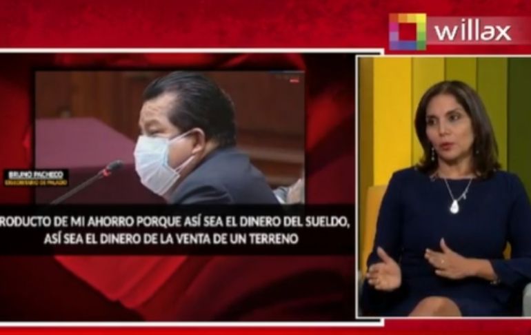 Patricia Juárez: La presentación de Bruno Pacheco fue ridícula y risible