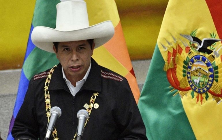 Bolivia saluda predisposición de Pedro Castillo para darles salida al mar