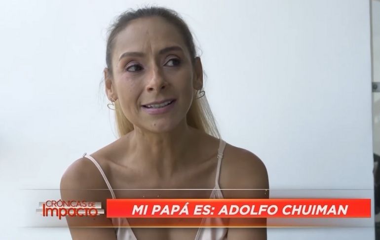 Carla Chuiman habla sobre su padre, Adolfo Chuiman: "Me ha hecho falta" | VIDEO