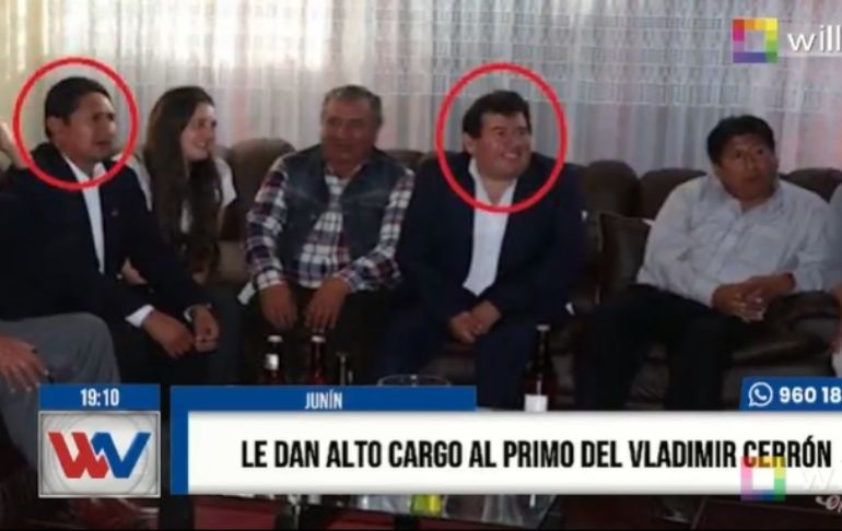 Portada: Primo de Vladimir Cerrón fue oficializado como nuevo director Regional de Educación en Junín