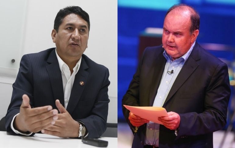 Portada: Vladimir Cerrón arremete contra Rafael López Aliaga: "Sería vergonzoso que sea alcalde de Lima"