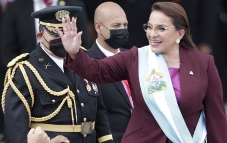 Portada: Honduras: izquierdista Xiomara Castro juró este jueves como la nueva presidenta de su país