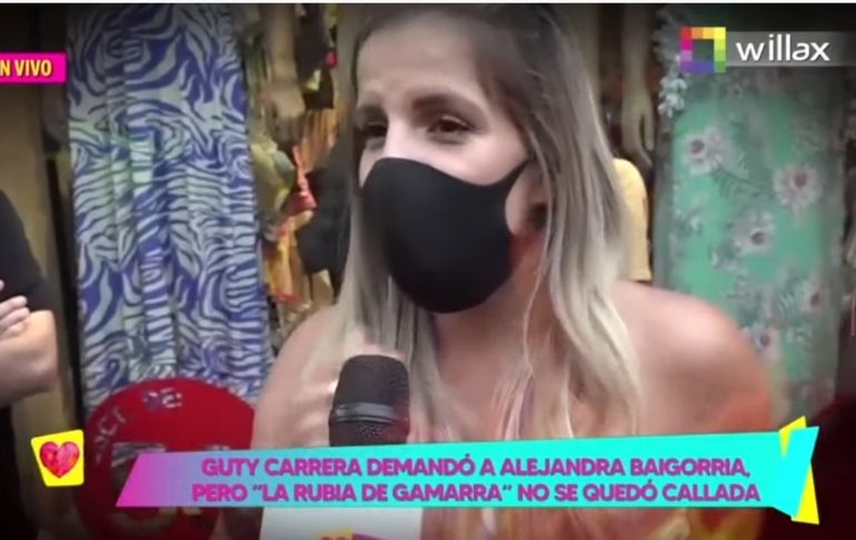 Alejandra Baigorria a Guty Carrera: "Yo no tengo que tocarle puerta a ningún canal"