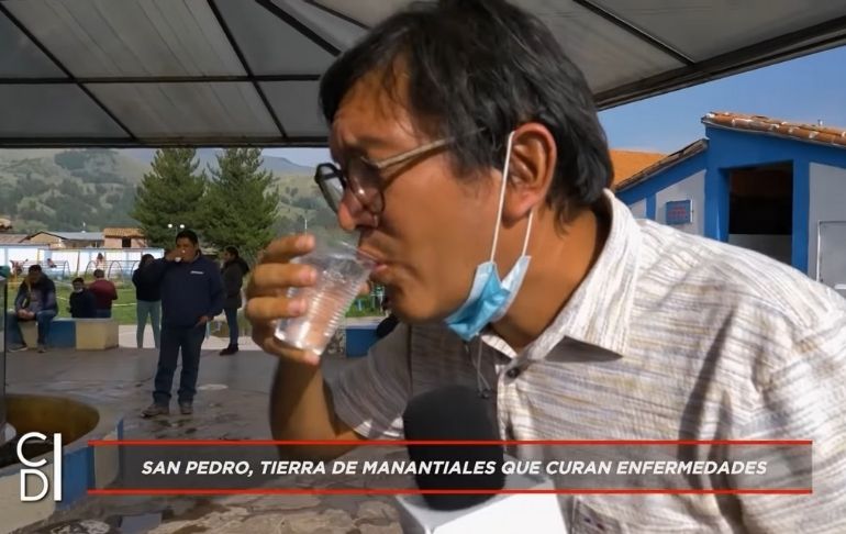 San Pedro: conoce las propiedades de sus manantiales purgantes | VIDEO