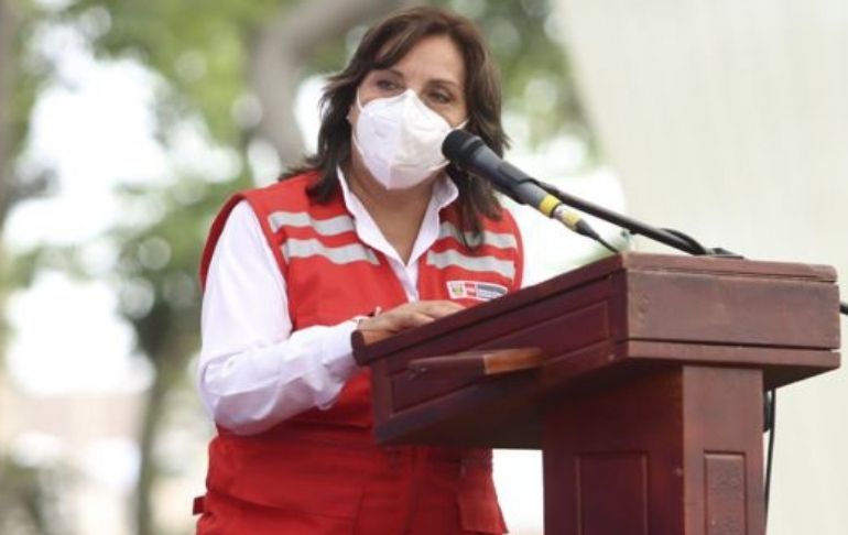 Dina Boluarte: "El pueblo peruano votó por el cambio y la lucha contra la corrupción"